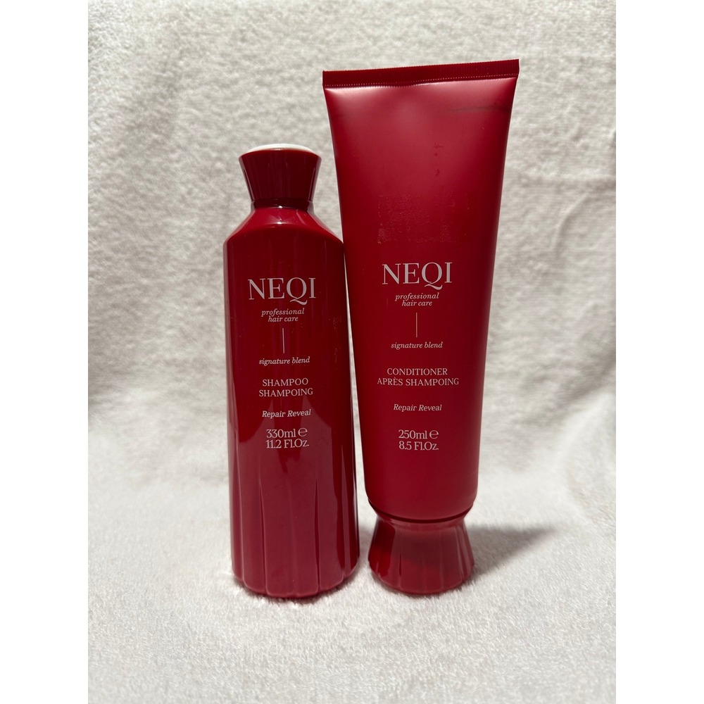 NEQI Professional Hair Care Repair Reveal Shampoo 11.2oz Conditioner 8.5oz Set